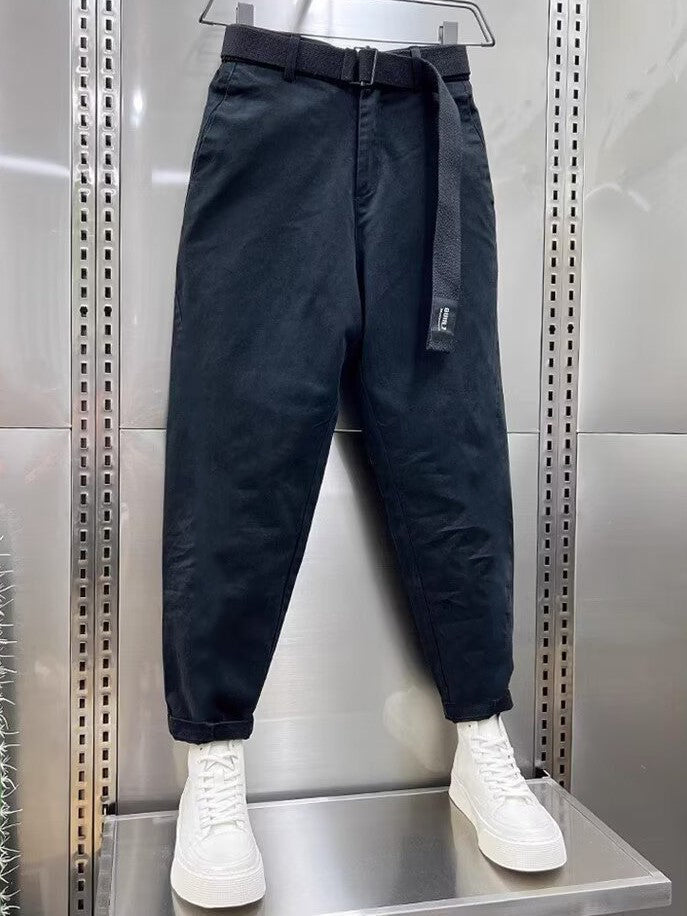 Laurent™ | Spodnie Capri z Pasem