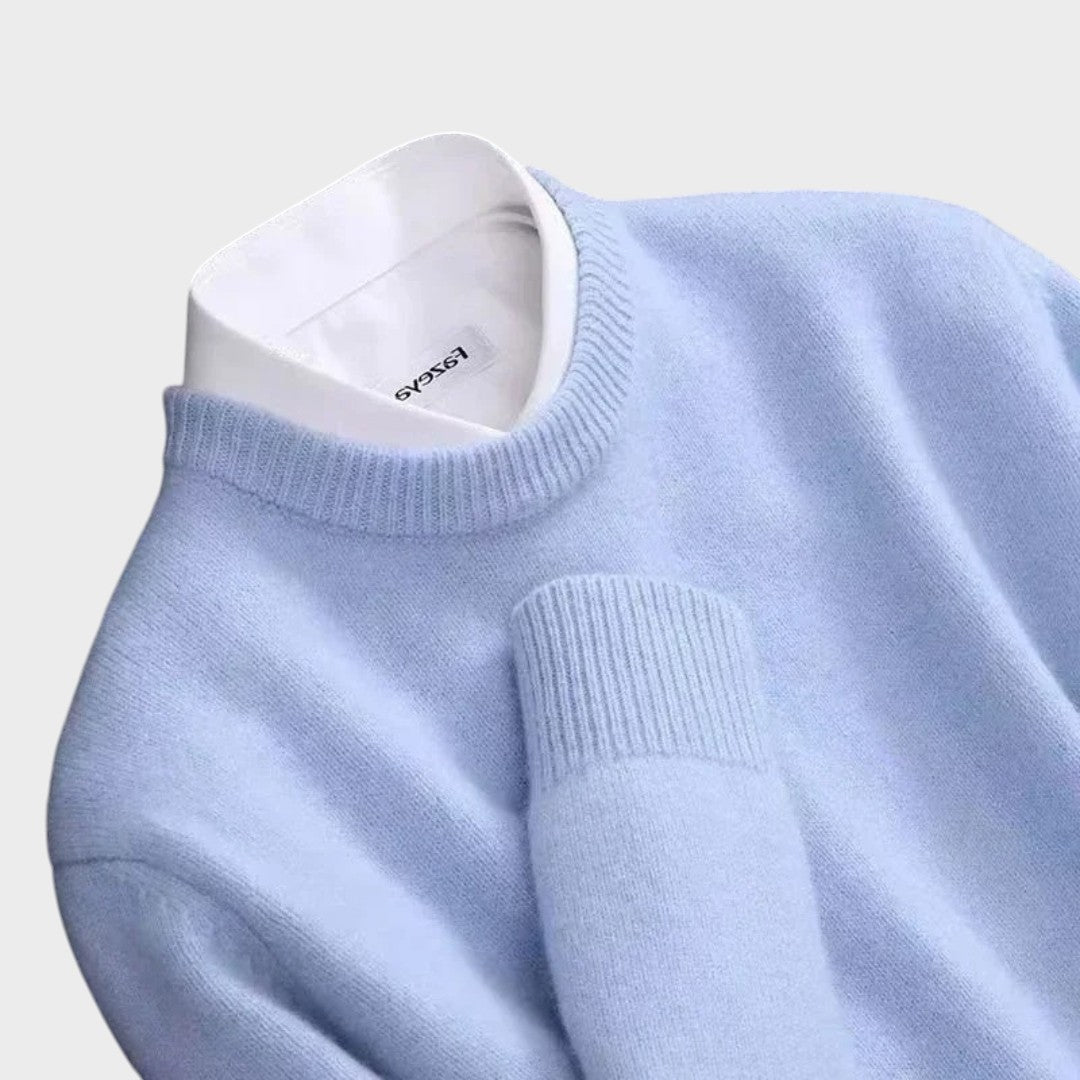 Marcel – Sweter z kaszmiru z okrągłym dekoltem