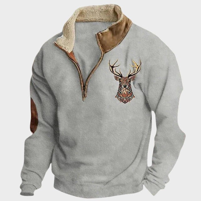 Carlos - Bluza z motywem jelenia
