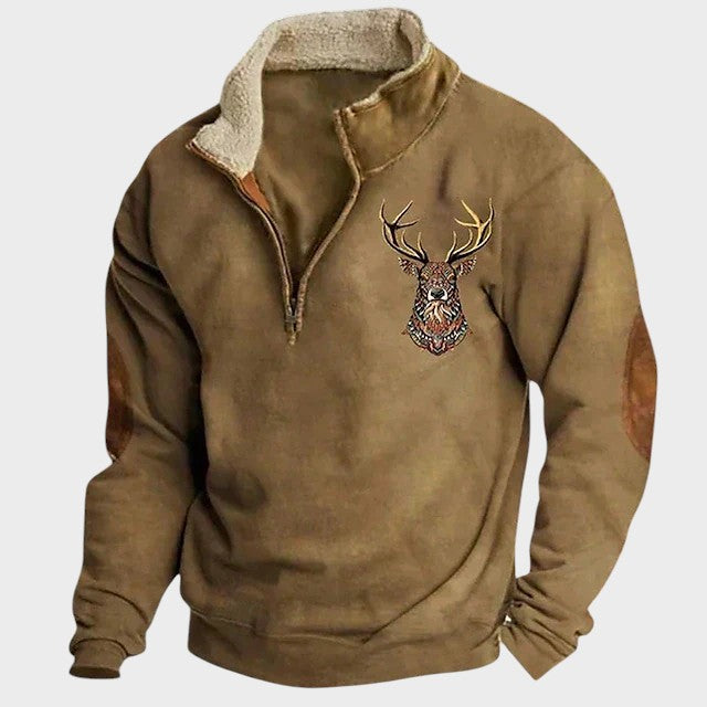 Carlos - Bluza z motywem jelenia