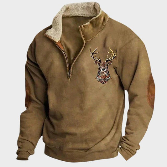 Carlos - Bluza z motywem jelenia