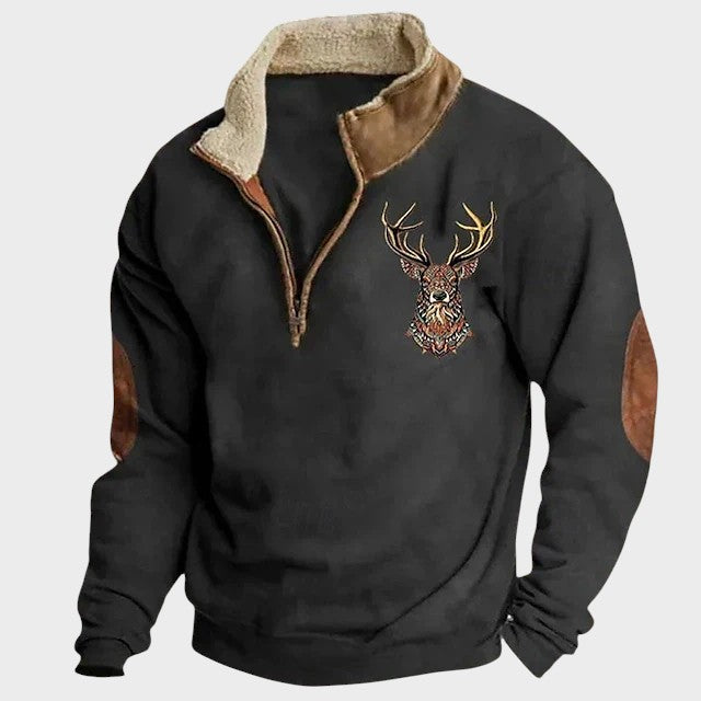 Carlos - Bluza z motywem jelenia